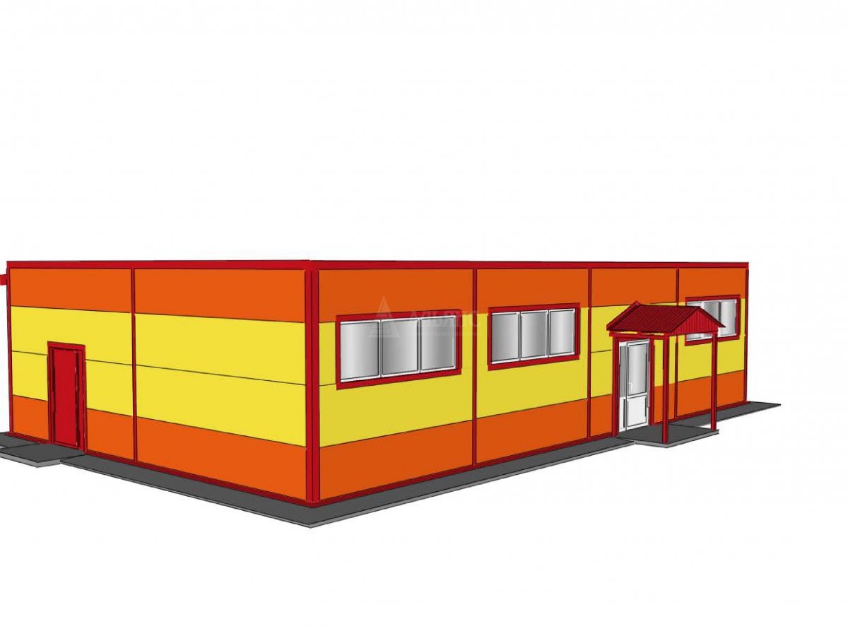 3D визуализация Магазин из сэндвич-панелей - фото 10