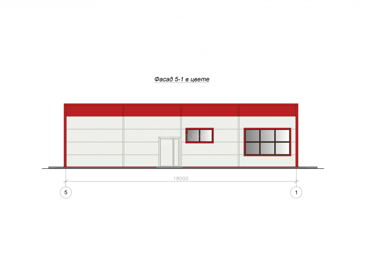 3D визуализация Кафе из сэндвич-панелей - фото 4