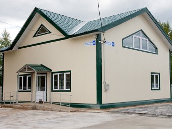 Торгово-офисное здание из сэндвич-панелей